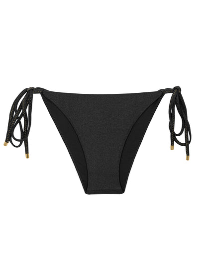 Product Front: Rio De Sol Bottom Bottom Shimmer-Black Lacinho