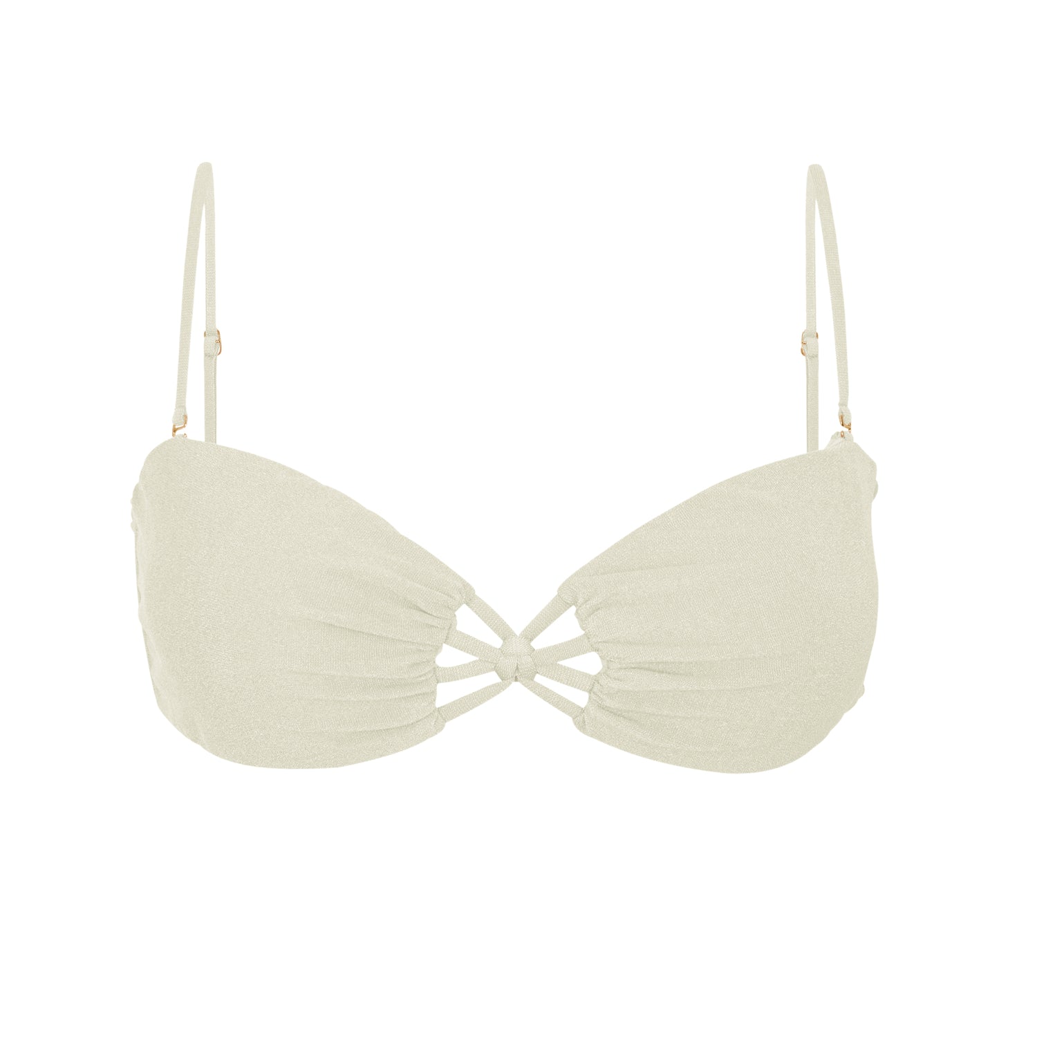 Product Front: Rio De Sol Top Top Malibu-Natural Bandeau-Iris