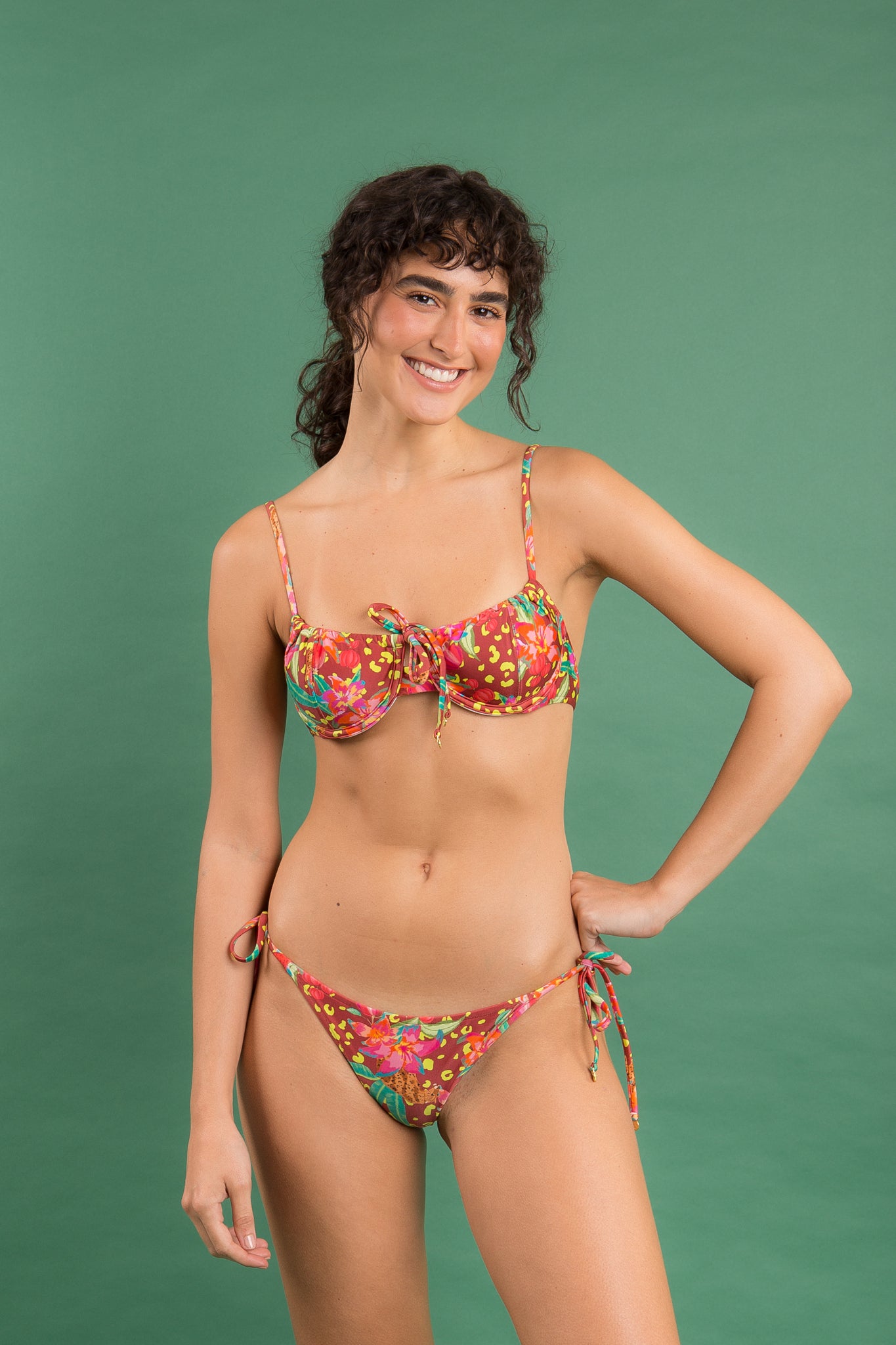 Image 10: Rio De Sol Top Top Tropics Balconet-Tie