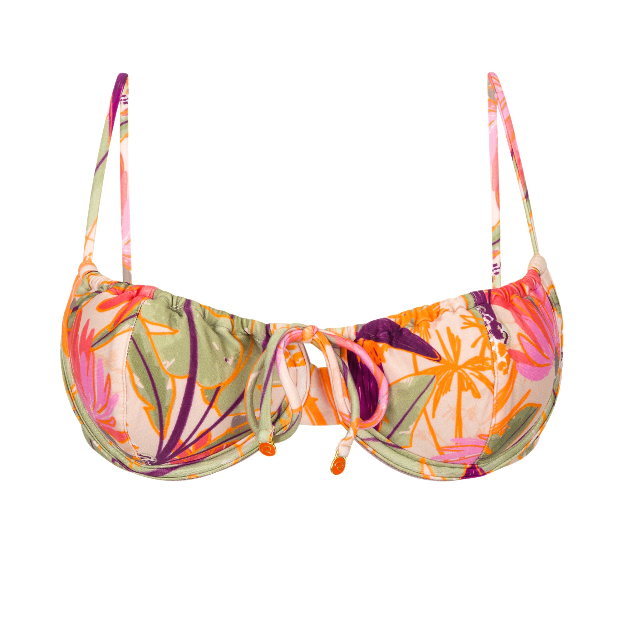 Product Front: Rio De Sol Top Top Oasis Balconet-Tie