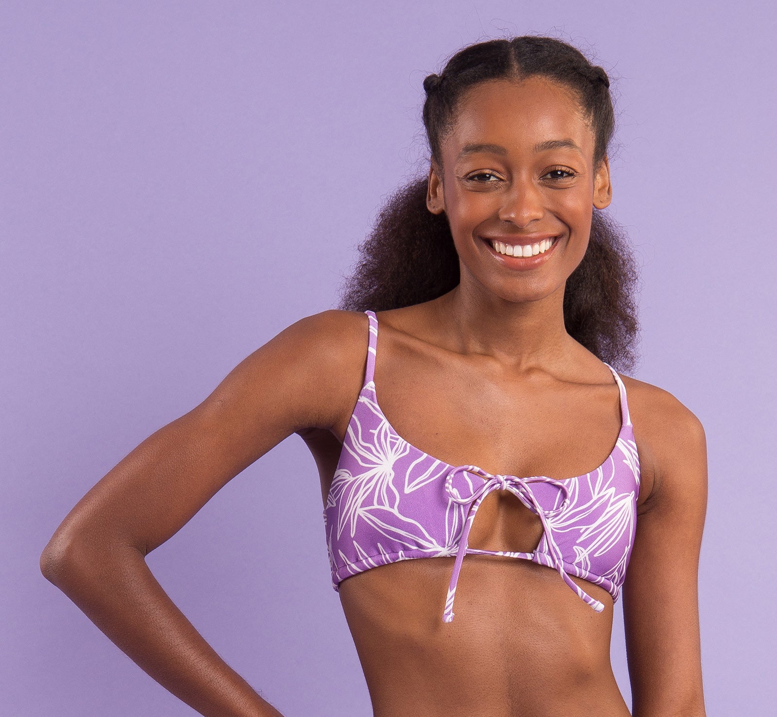 Image 13: Rio De Sol Top Top Trail-Purple Tank-Tie