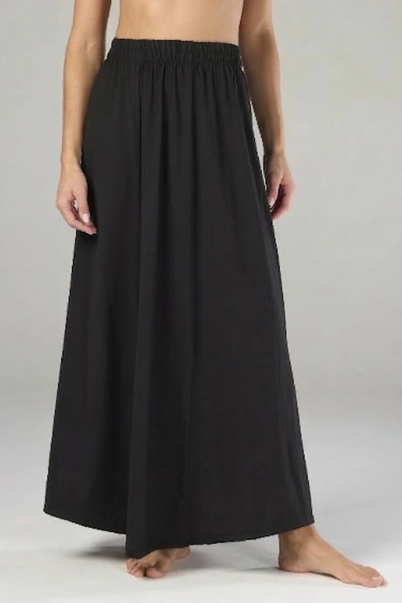 Gallery: Lua Morena Beach Skirt Preto Pareo Skirt Babado