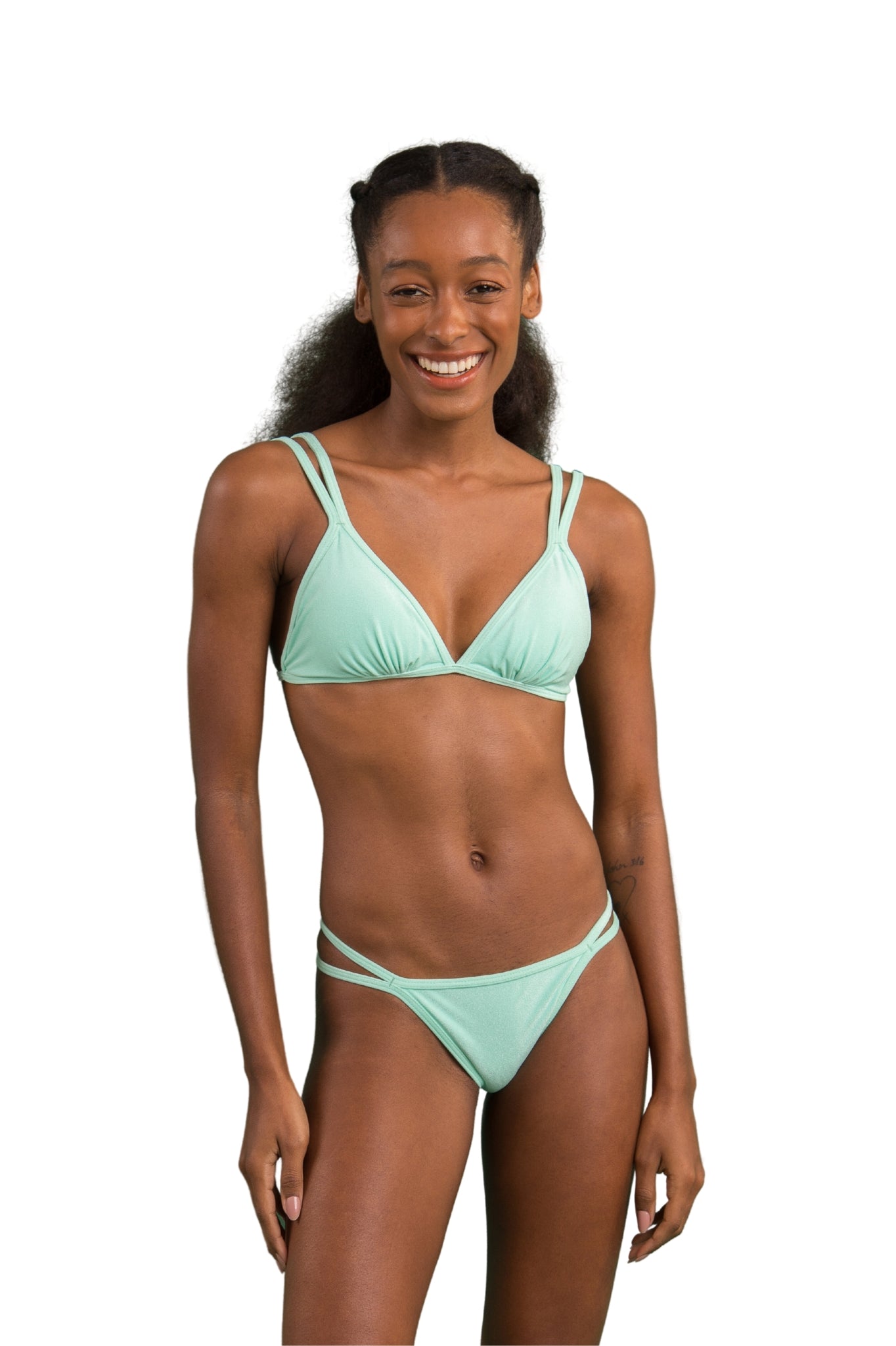 Model Front: Rio De Sol Top Top Malibu-Menta Tri-Duo