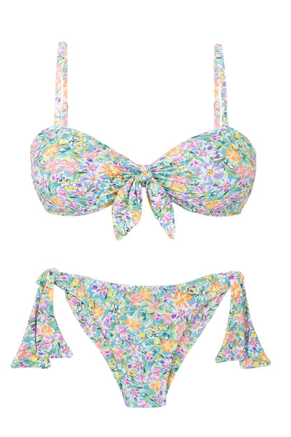 Product Front: Rio De Sol Set Set Tiny-Garden Bandeau-Knot Italy