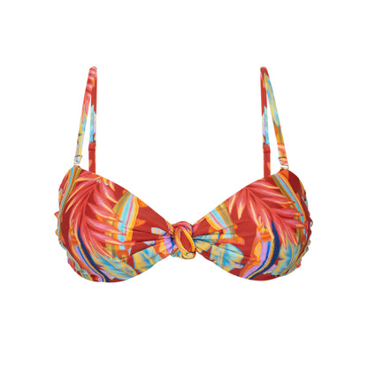 Product Front: Rio De Sol Top Top Sea-Bloom Bandeau-Joy