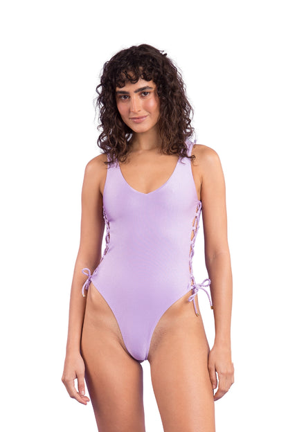 Model Front: Rio De Sol One-Piece Shimmer-Harmonia Zoe