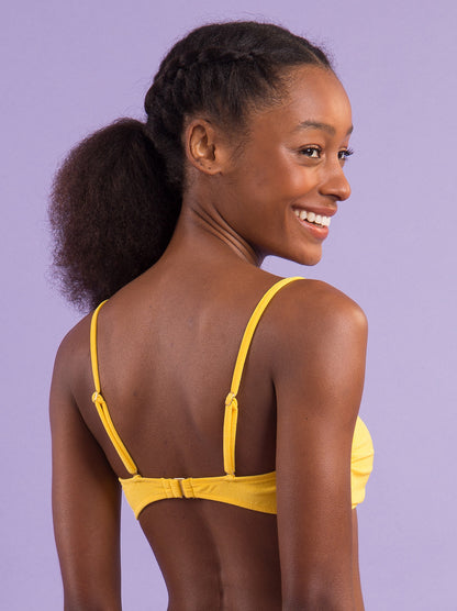 Image 11: Rio De Sol Top Top Malibu-Yellow Bandeau-Duo