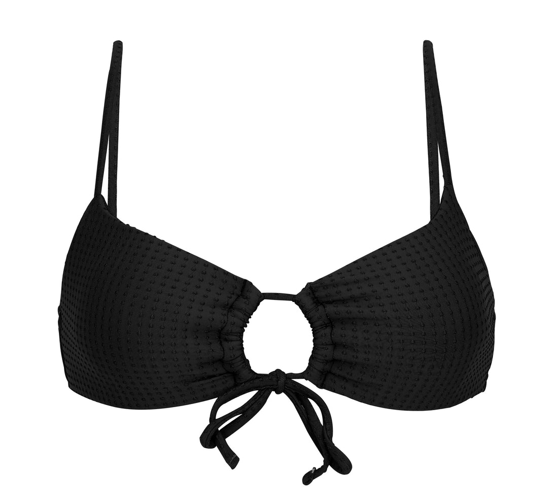 Product Front: Rio De Sol Top Top Dots-Black Mila