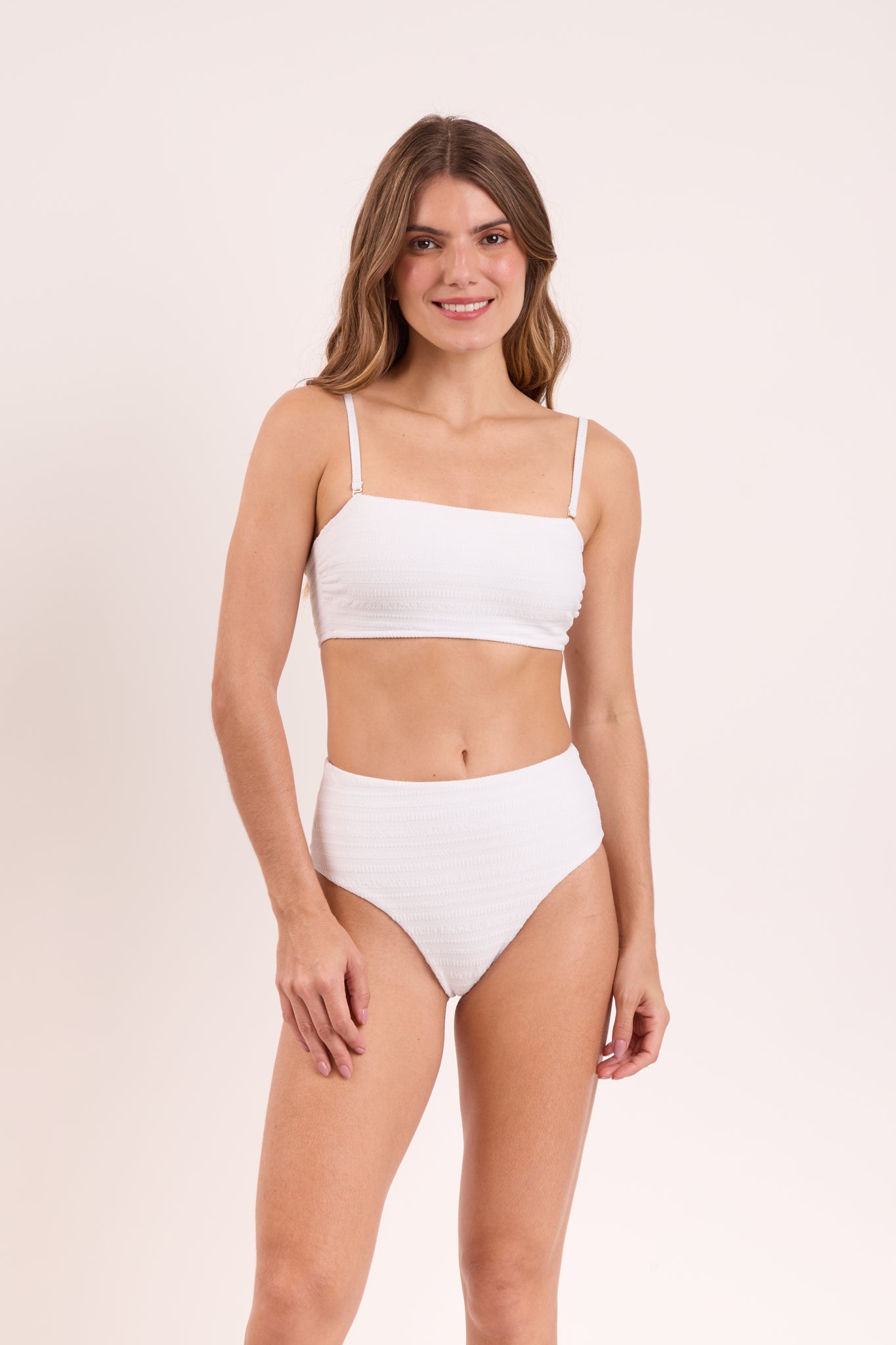 Image 07: Rio De Sol Top Top Memphis-White Bandeau-Reto