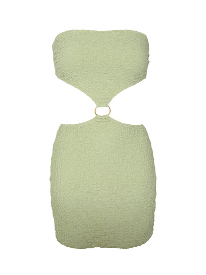 Product Front: Rio De Sol Mini Dress Brisa-Pistache Lulu Dress