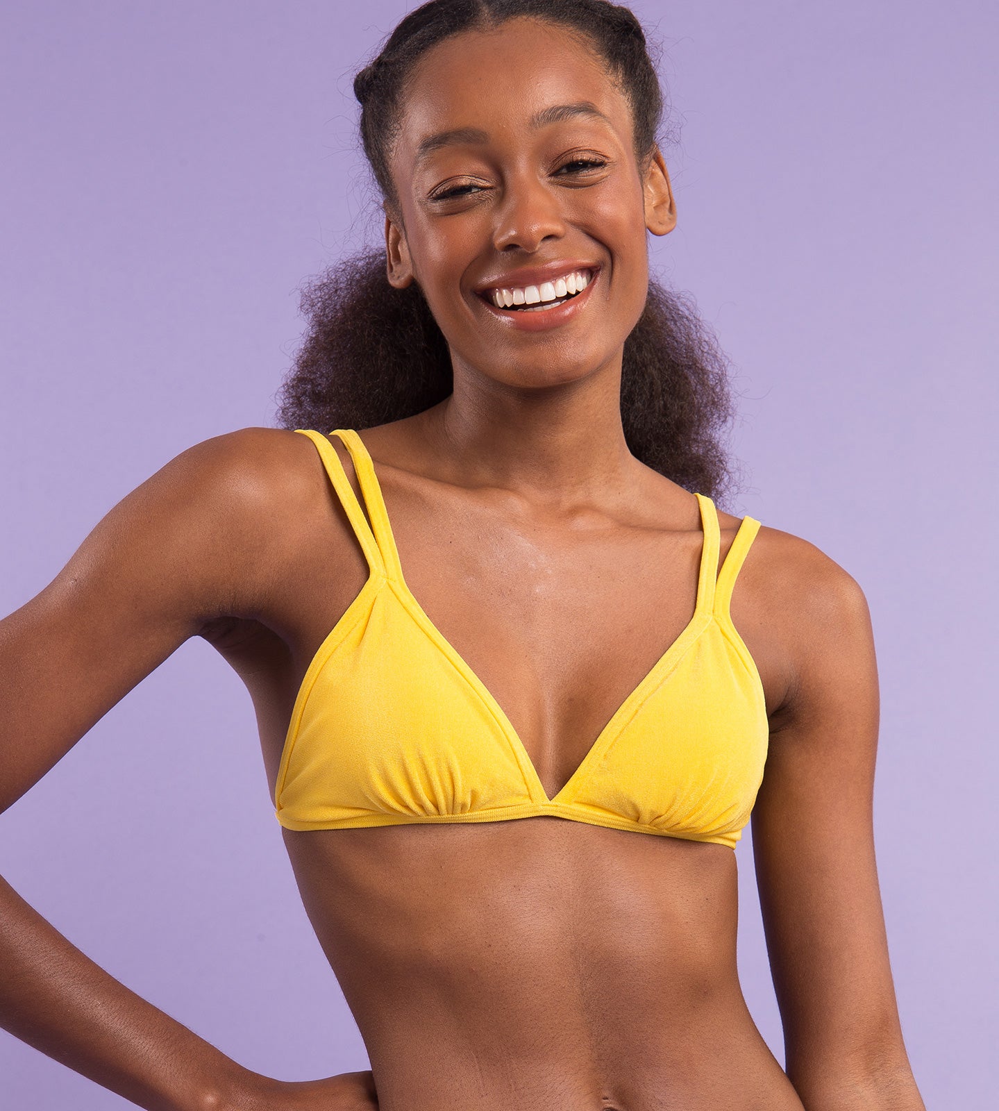 Image 08: Rio De Sol Top Top Malibu-Yellow Tri-Duo
