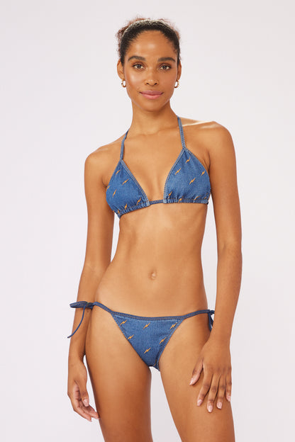 Image 04: Blueman Set Set Jeans Triangulo-Vies Lacinho-Vies