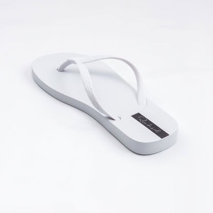 Image 04: Rio De Sol Flip-Flop White Slim