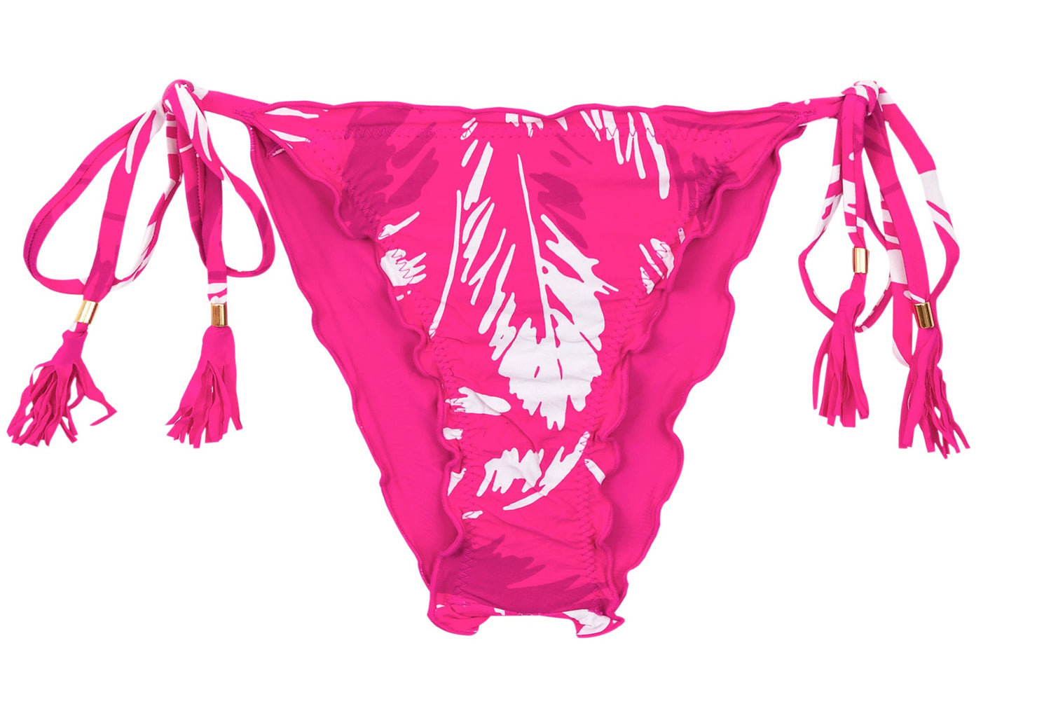 Product Front: Rio De Sol Bottom Bottom Pink-Palms Frufru