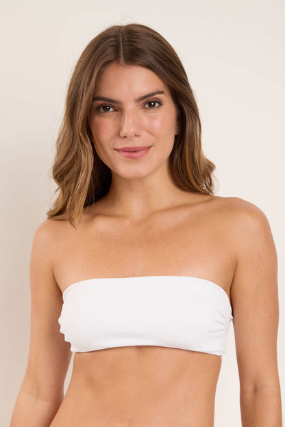 Gallery: Rio De Sol Top Top Sand-White Bandeau-Reto