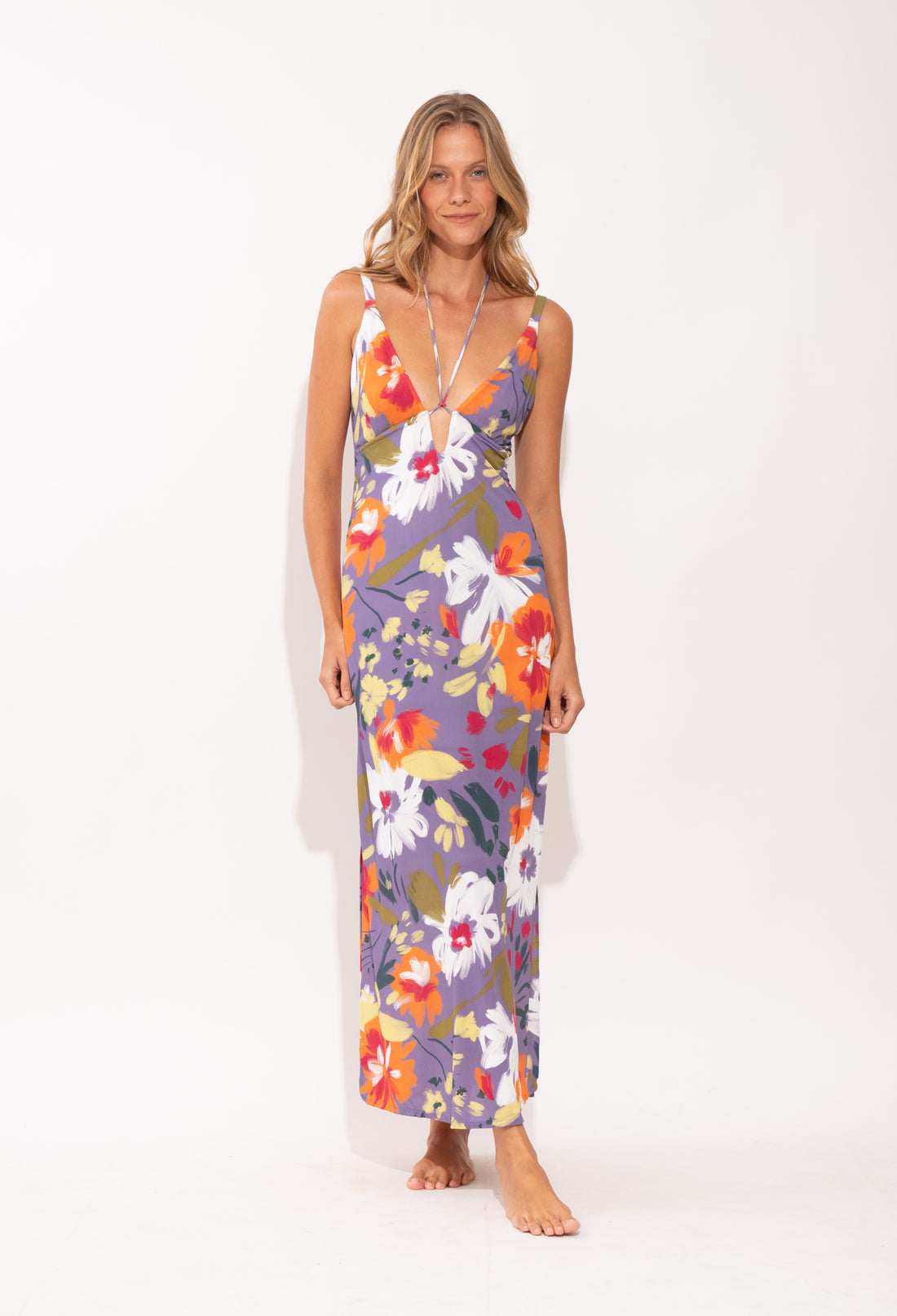Image 02: Rio De Sol Maxi Dresses Garden-Flower Saida Yara