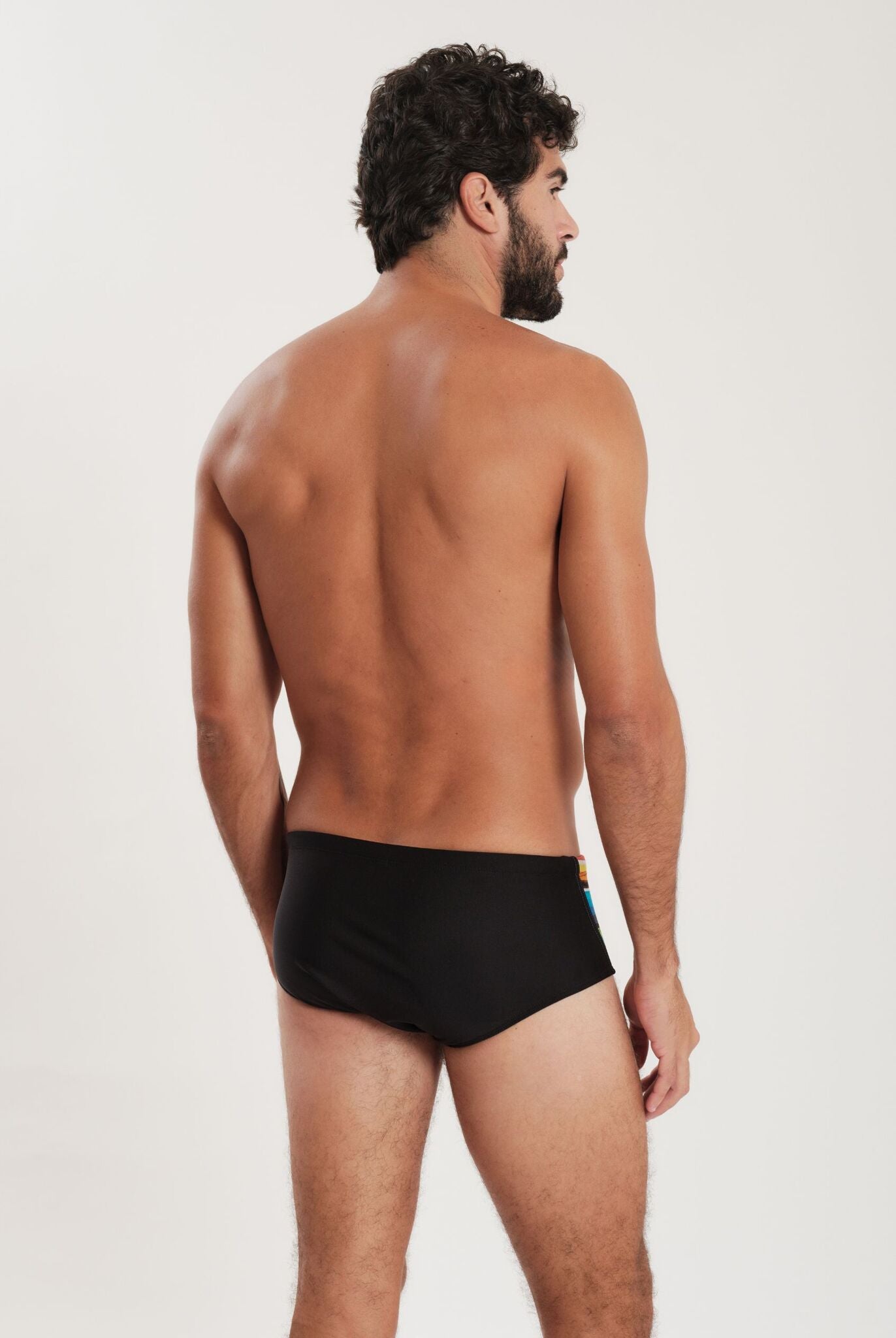 Model Back: Blueman Sunga / Boxer Sunga Country Lux Listras Rainbow
