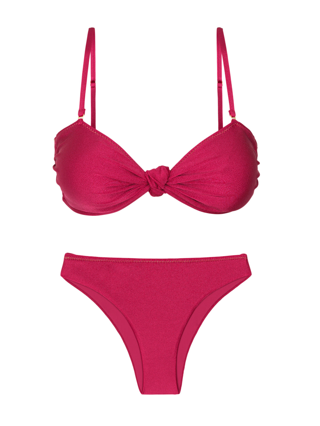 Product Front: Rio De Sol Set Set Shimmer-Desejo Bandeau-Joy Essential