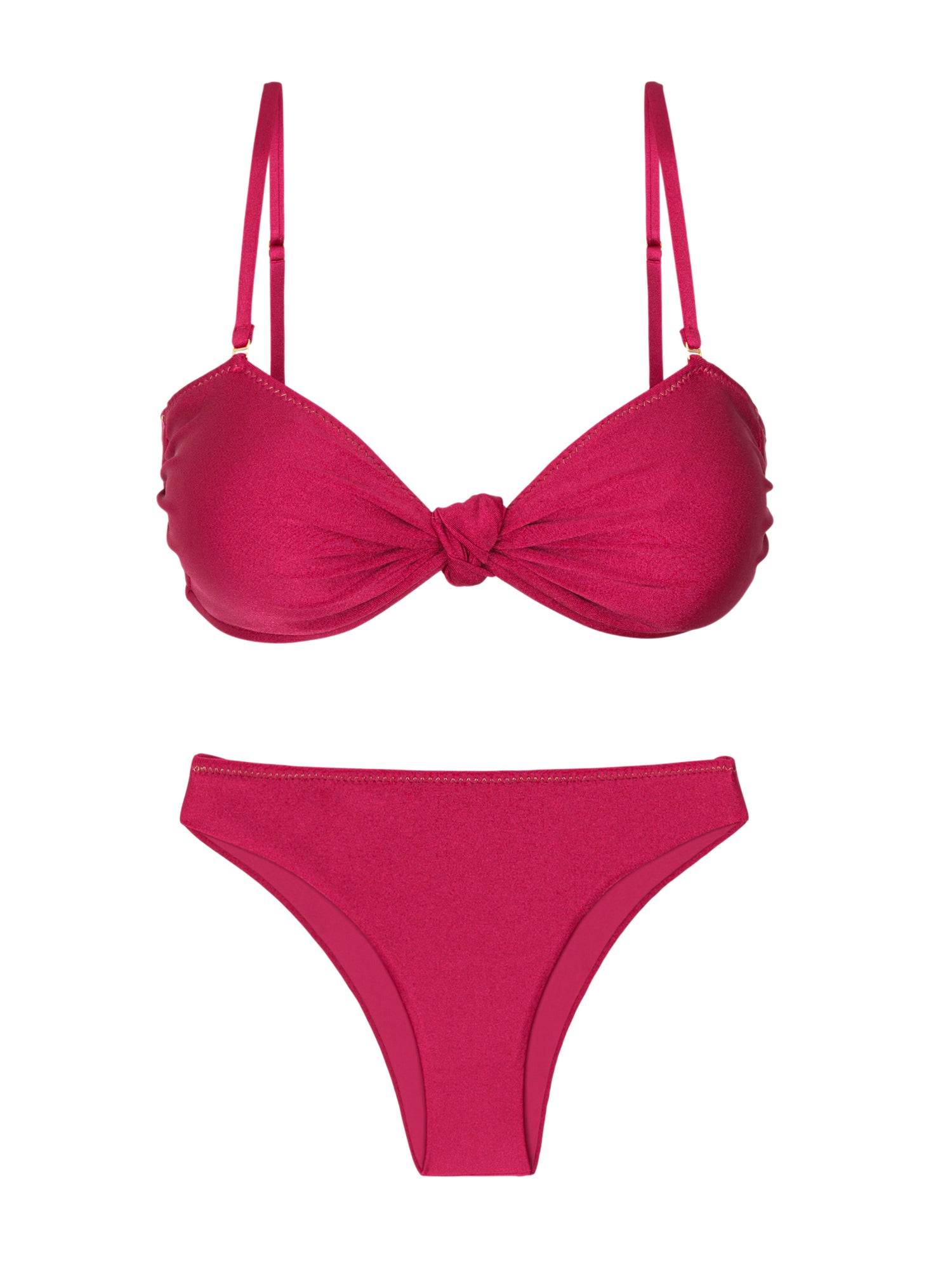 Product Front: Rio De Sol Set Set Shimmer-Desejo Bandeau-Joy Essential