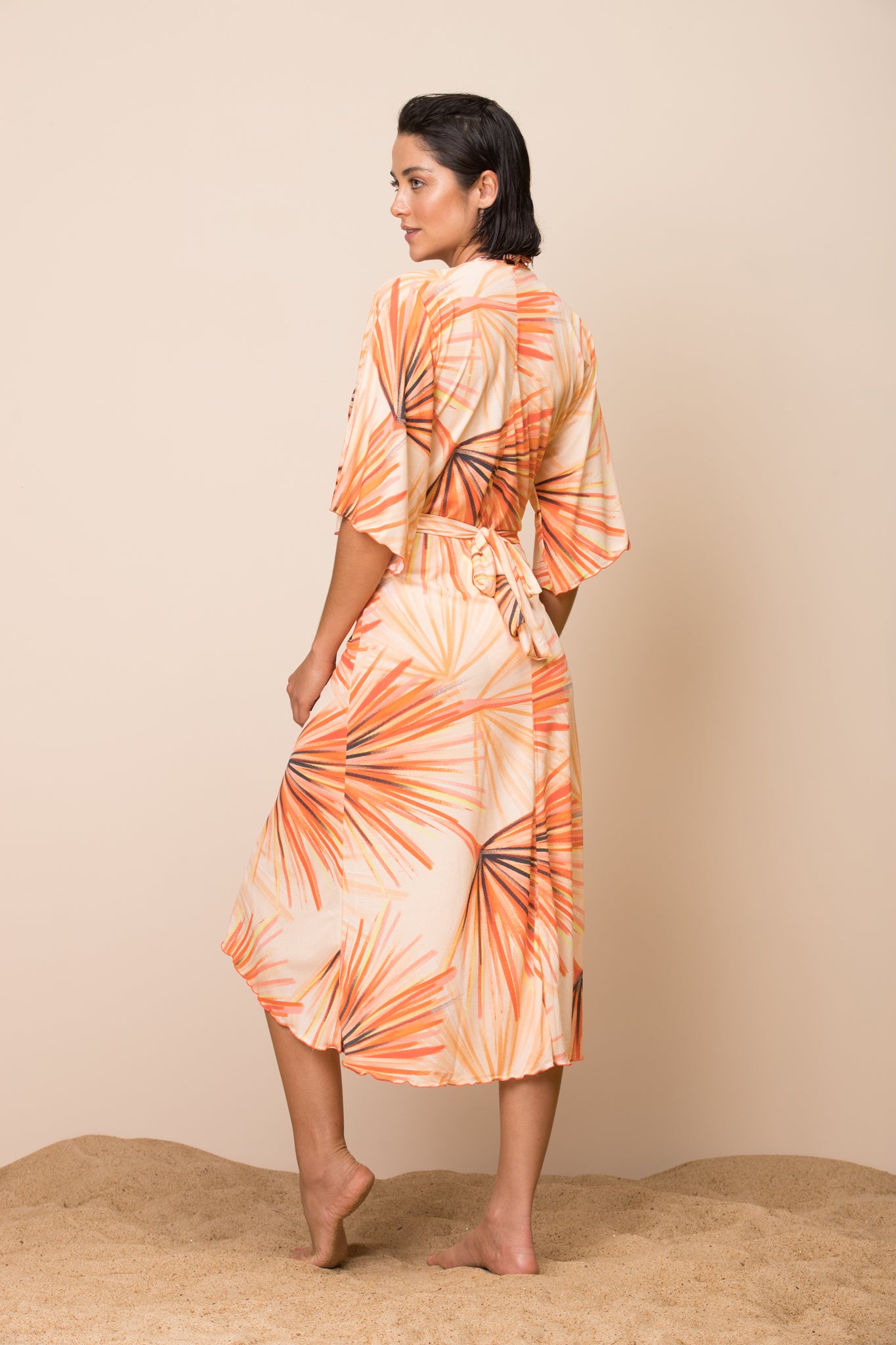 Model Back: La Playa Maxi Dresses Longo Borboleta Caliandra