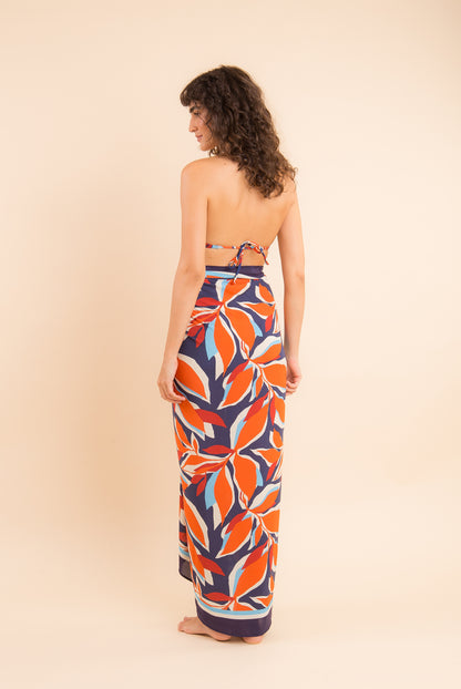 Image 10: Rio De Sol Pareo Leaves Canga