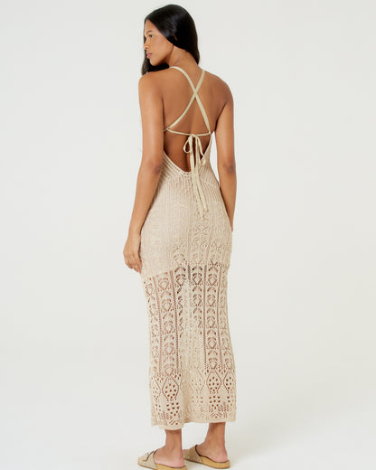 Image 04: Blueman Maxi Dresses Vestido Longo Tricot Lurex