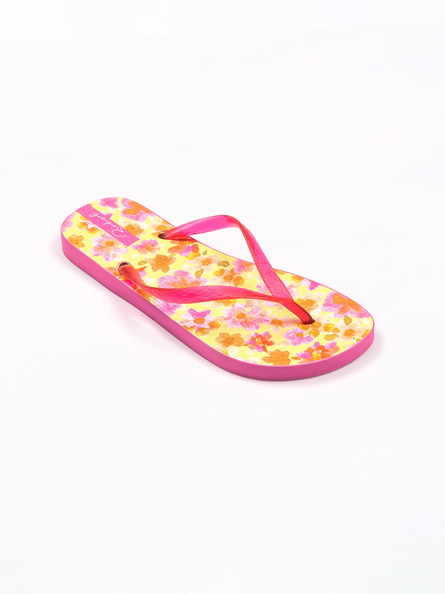 Product Back: Rio De Sol Flip-Flop Ditsy-Butter Slim
