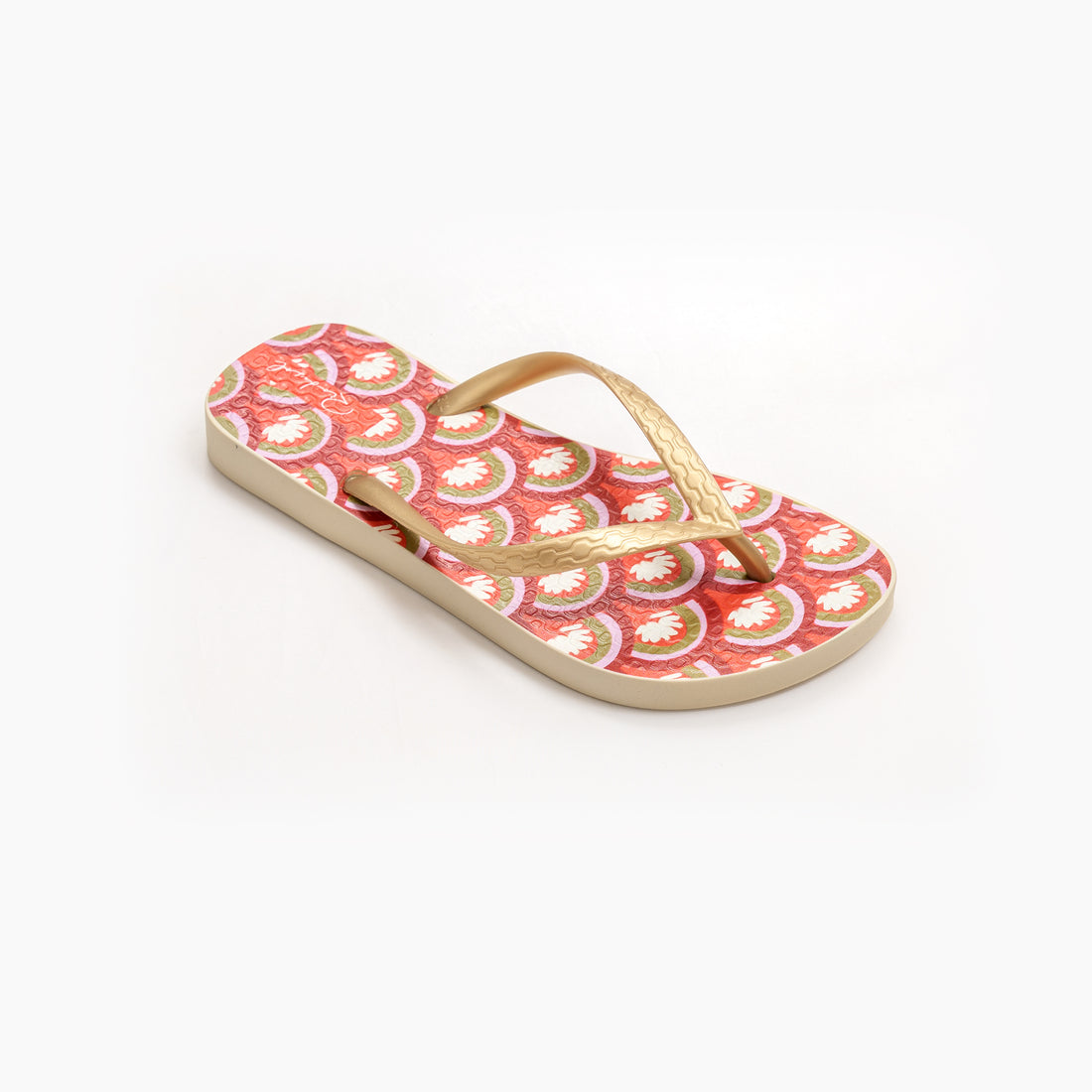 Product Back: Rio De Sol Flip-Flop Floral-Scales Slim