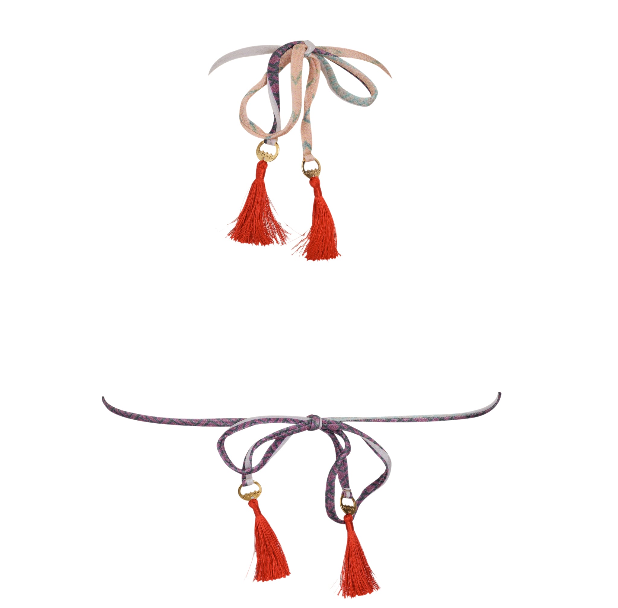 Product Back: La Playa Top Top Scrunch Navy