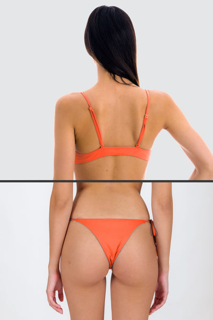 Model Back: Rio De Sol Set Set Light-Peach Mila Ibiza