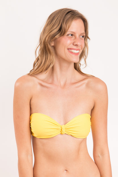 Image 11: Rio De Sol Top Top Amarelo Bandeau-Crispy