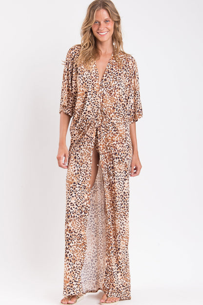 Gallery: Rio De Sol Maxi Dresses Leopard Long Dress