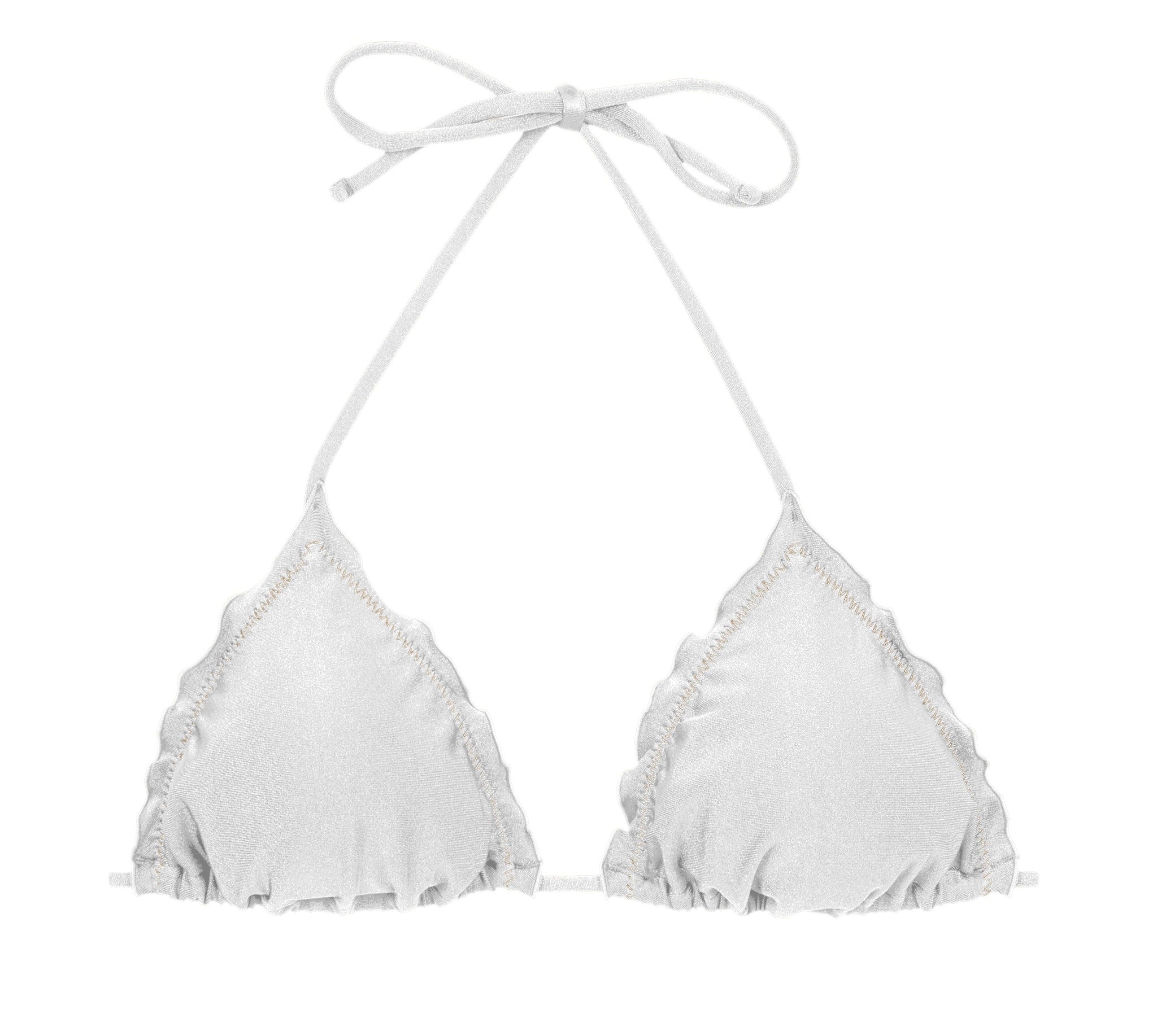 Product Front: Rio De Sol Top Top Shimmer-White Frufru