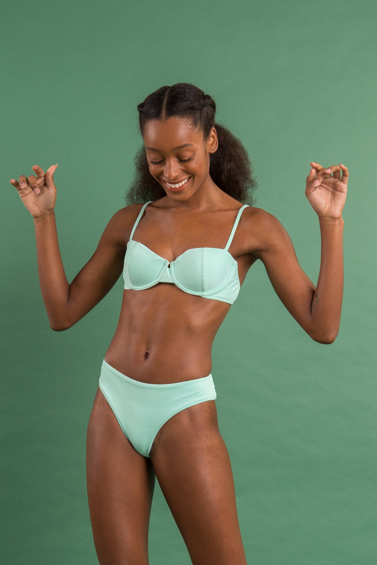 Image 12: Rio De Sol Two Piece Swimwear Set Malibu-Menta Balconet Essential-Comfy