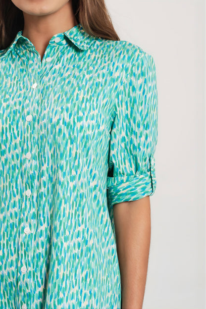 Image 02: Blueman Shirtdress Reflexo Shirtdress
