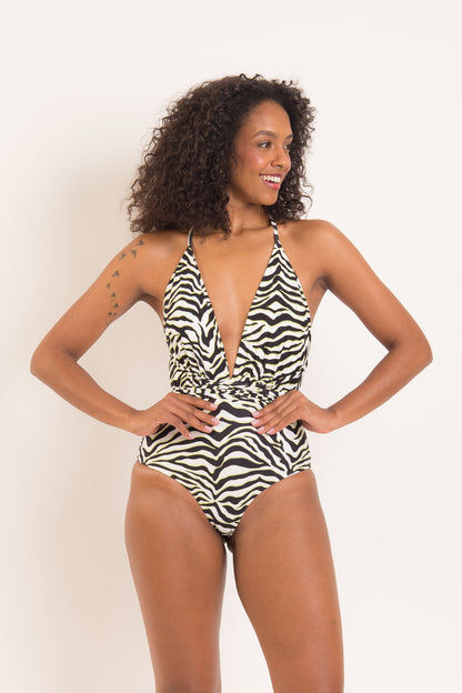 Image 02: Rio De Sol One-Piece Wild-Black New Vegas