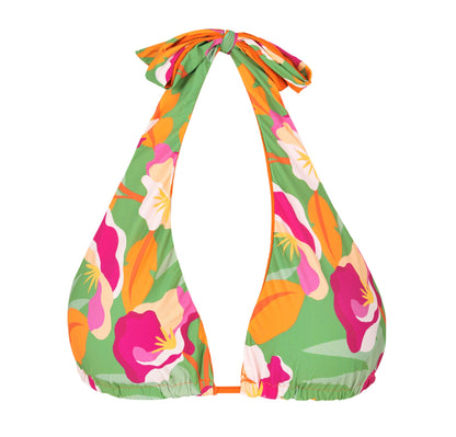 Product Front: Rio De Sol Top Top Green-Bloom Halter-Double