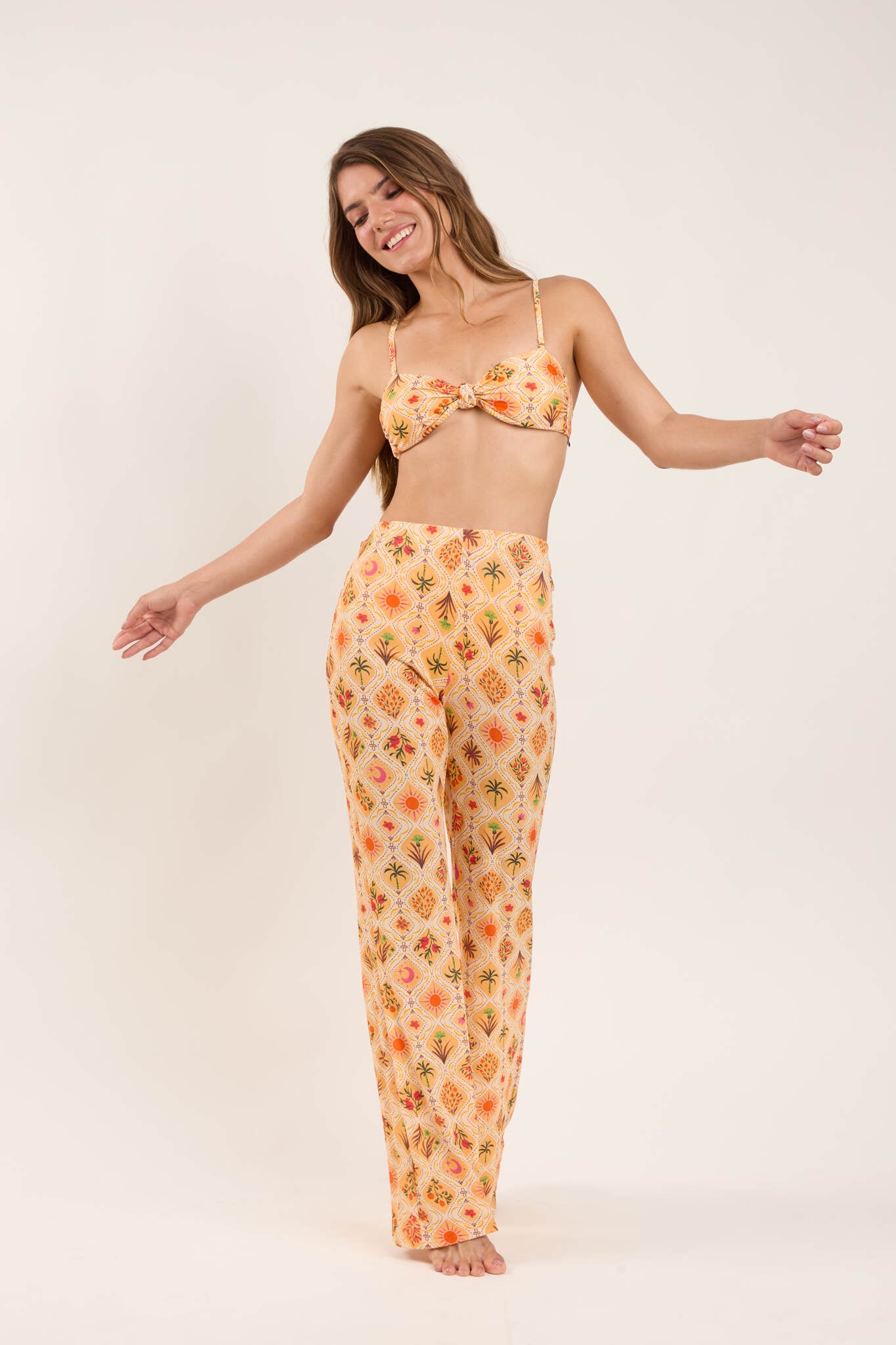 Image 07: Rio De Sol Beach Trousers Mosaico Pants Lana
