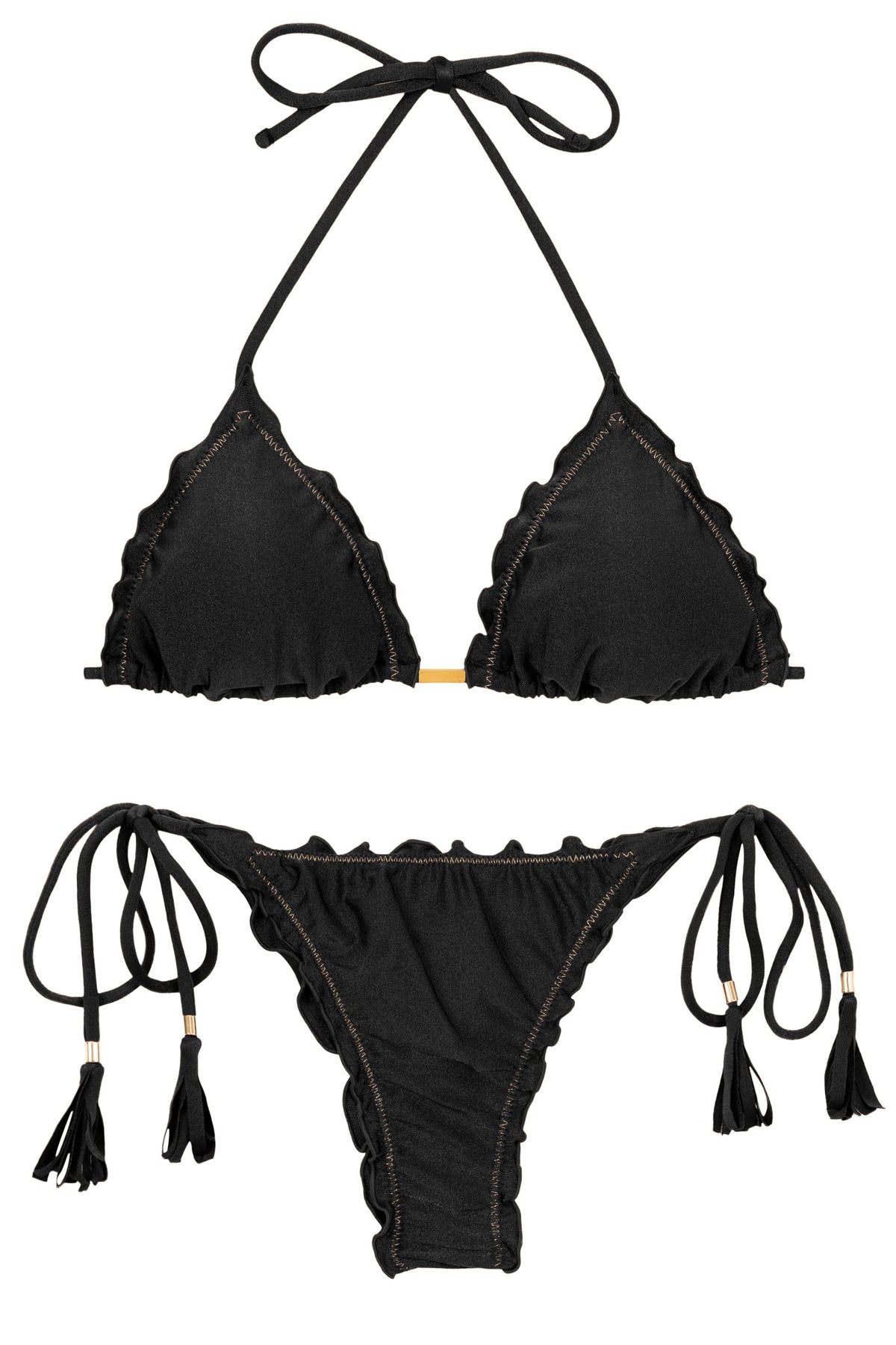 Product Front: Rio De Sol Set Set Shimmer-Black Frufru-Fio