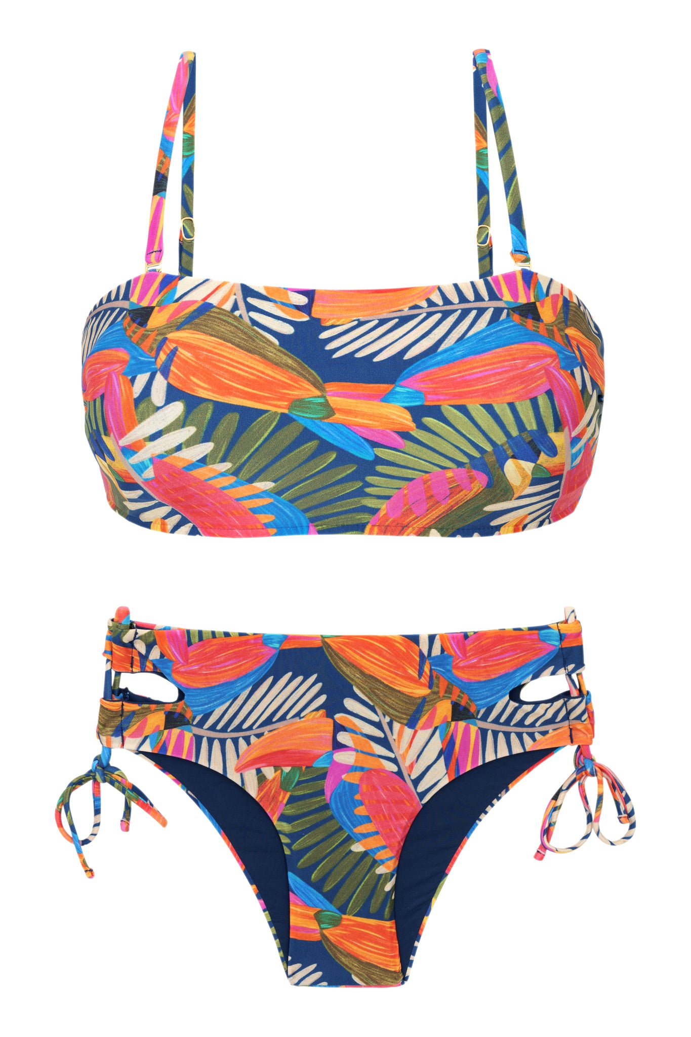 Product Front: Rio De Sol Set Set Jungle Bandeau-Reto Madrid