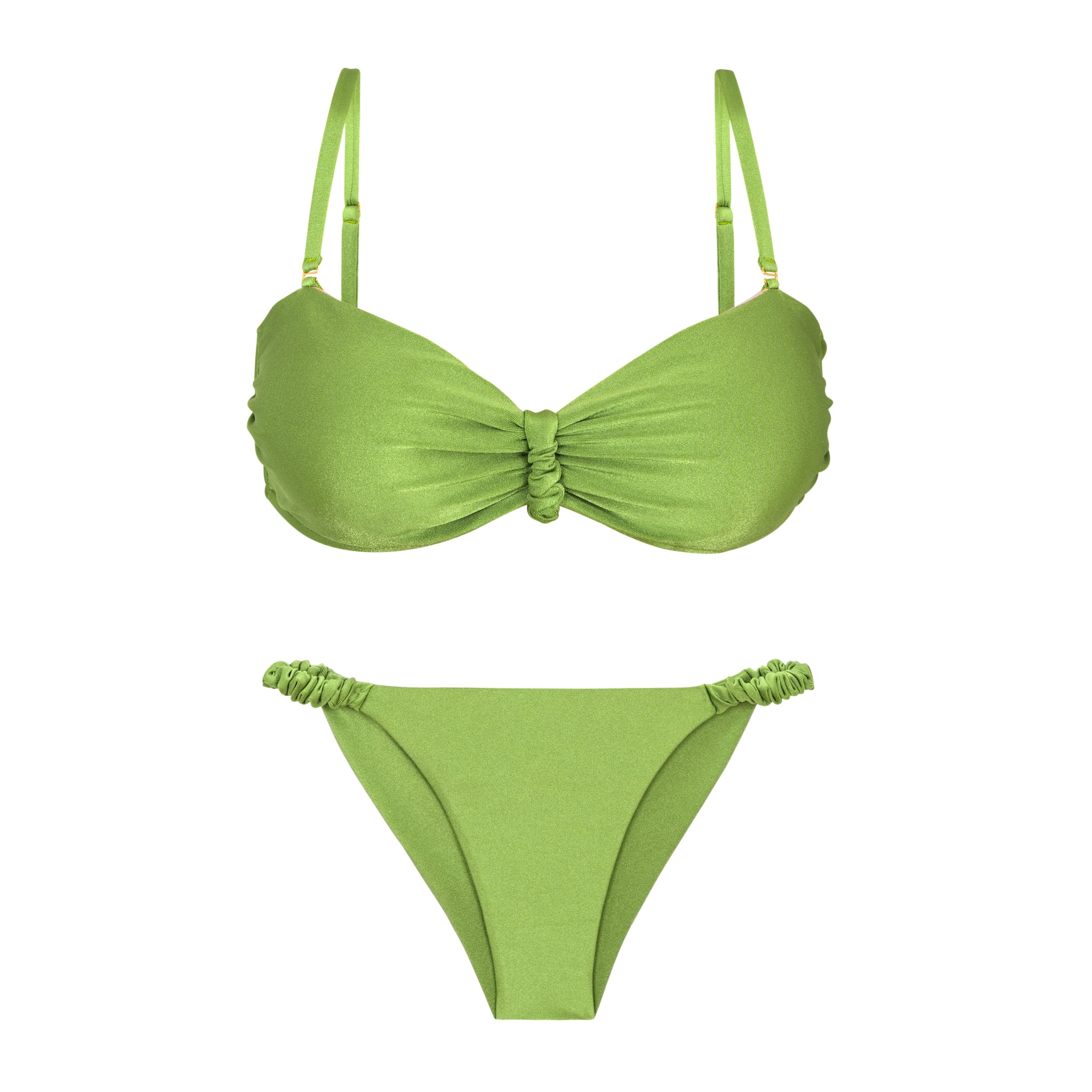 Product Front: Rio De Sol Set Set Shimmer-Botanica Bandeau-Crispy Cheeky-Crispy