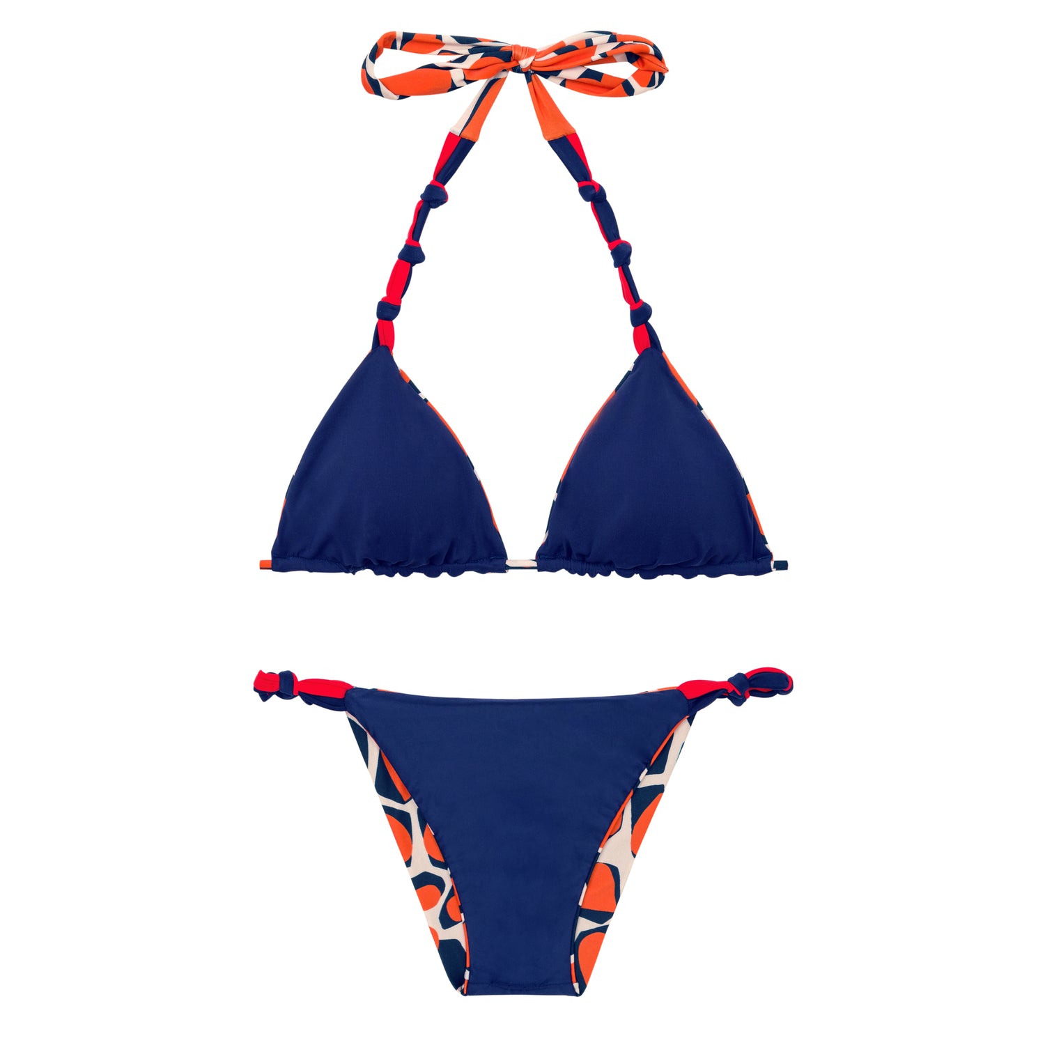 Product Back: Rio De Sol Set Set Amore-Red Tri-Rev Essential-Rev