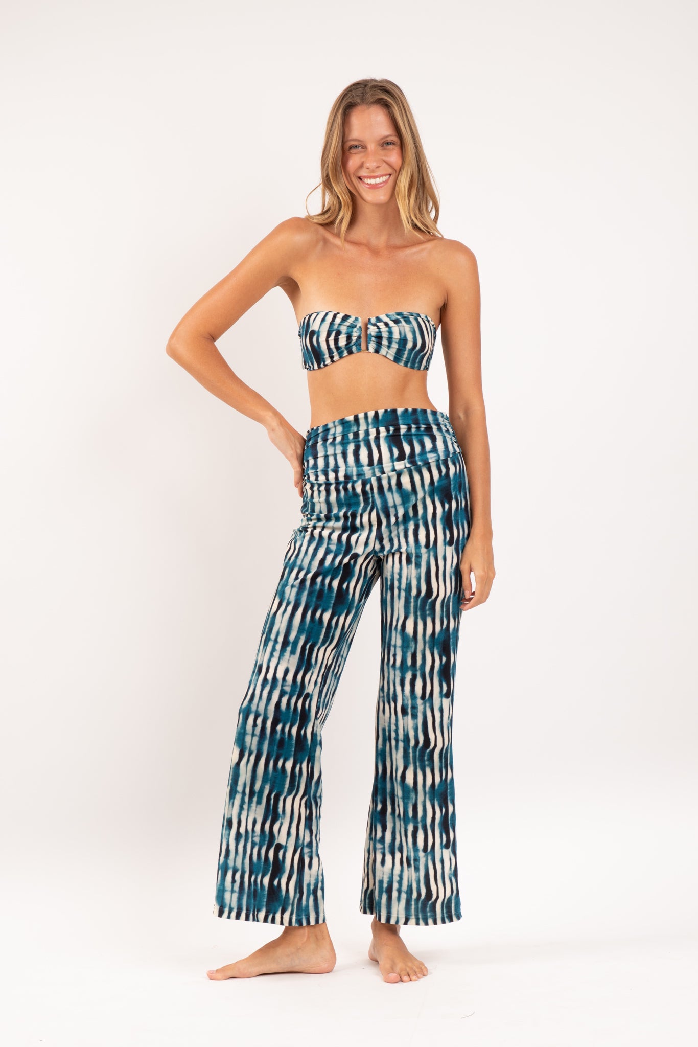 Image 08: Rio De Sol Beach Trousers Azule Murana Pants
