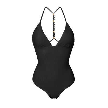 Product Front: Rio De Sol One-Piece Malibu-Black Alani-Op