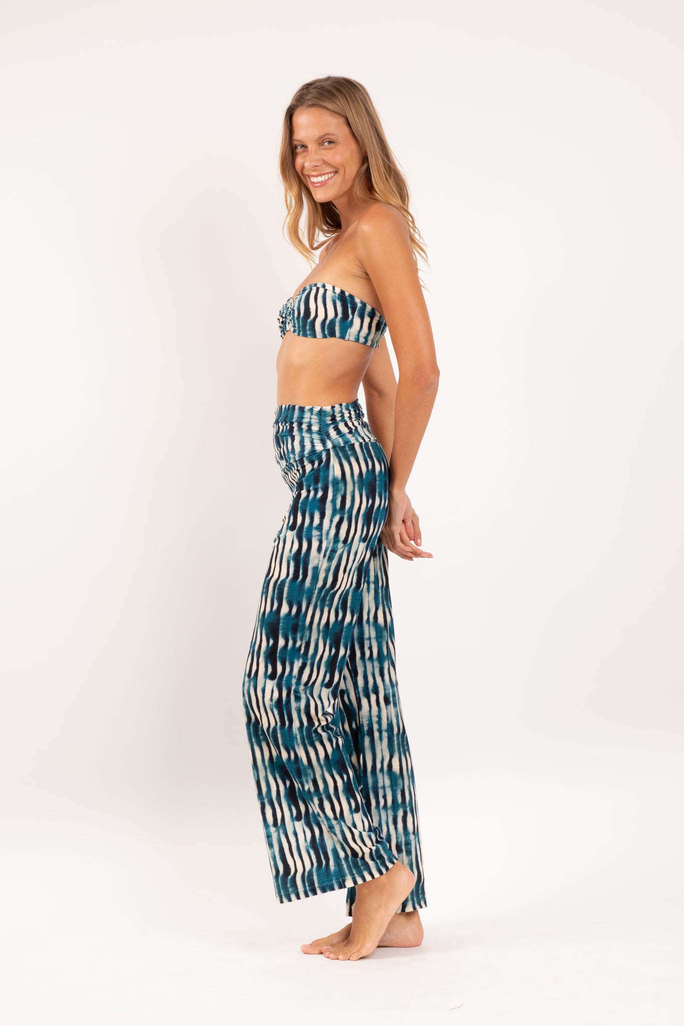 Image 09: Rio De Sol Beach Trousers Azule Murana Pants