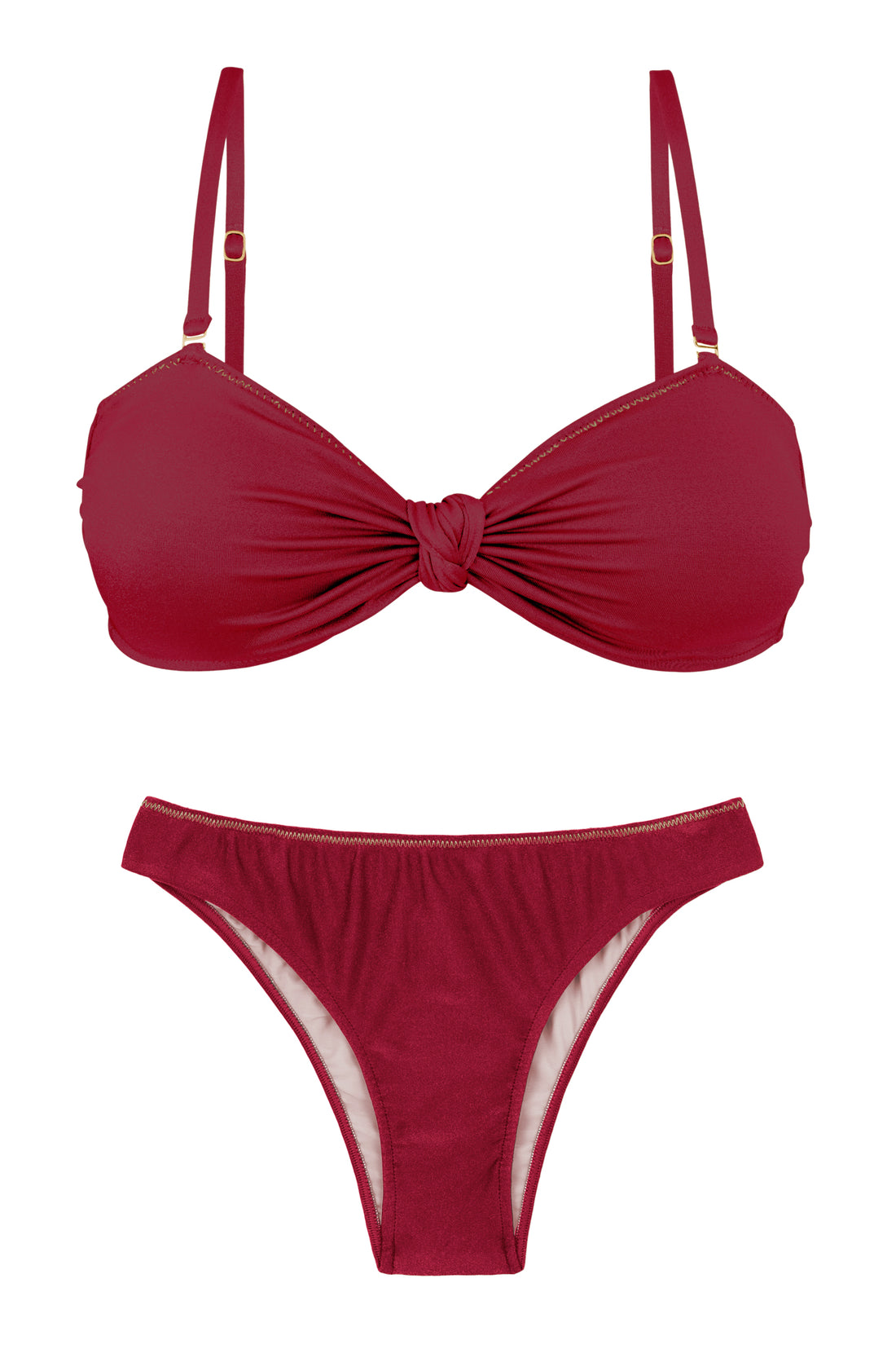 Product Front: Rio De Sol Set Set Shimmer-Divino Bandeau-Joy Essential