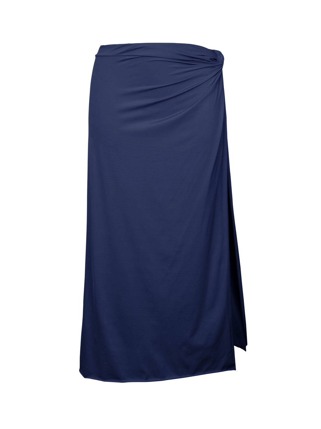 Product Front: Rio De Sol Beach Skirt Navy Long-Skirt-Knot