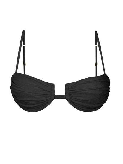Product Front: Rio De Sol Top Top Malibu-Black Zaya