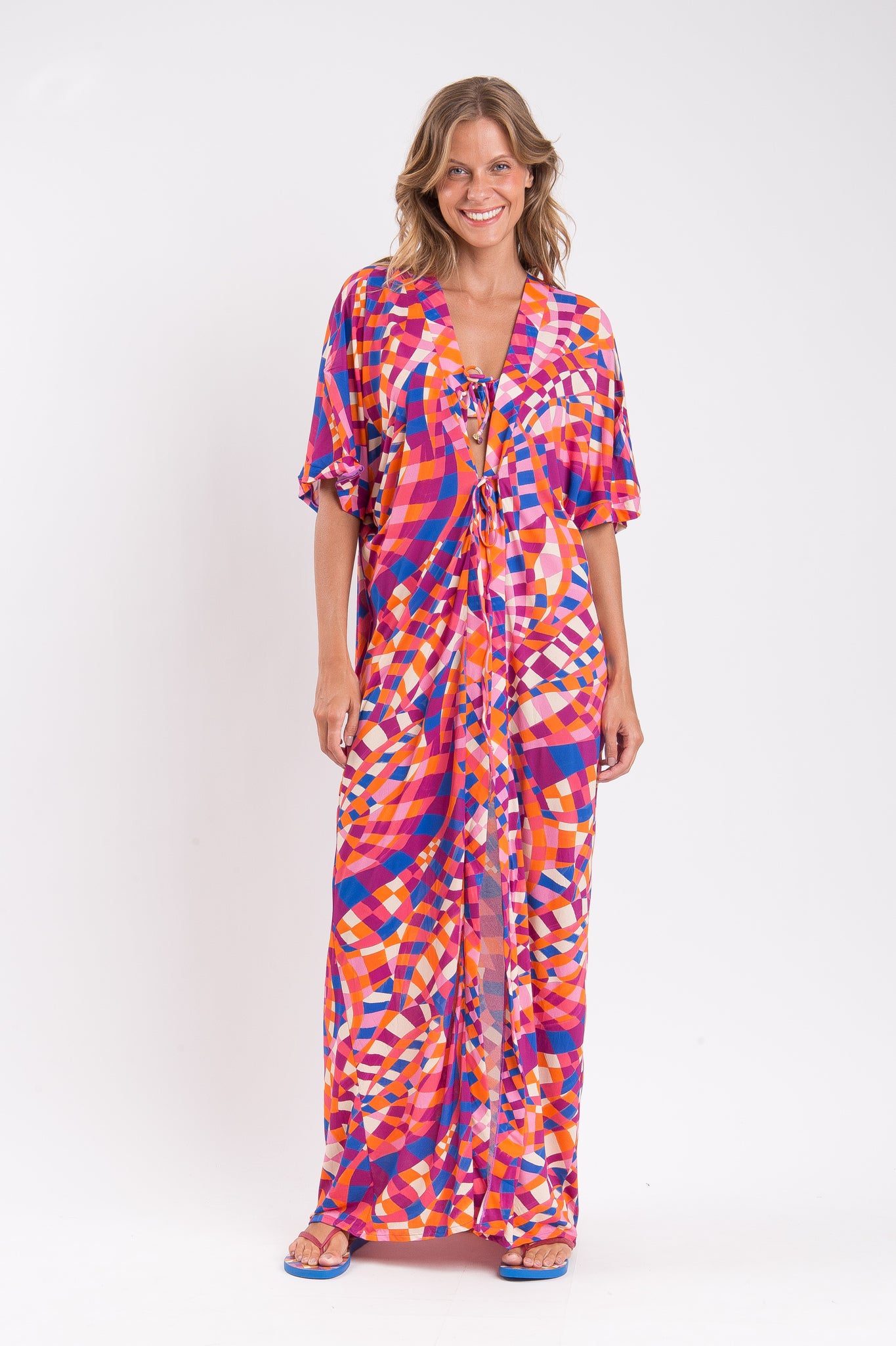 Model Front: Rio De Sol Maxi Dresses Funny Long Dress