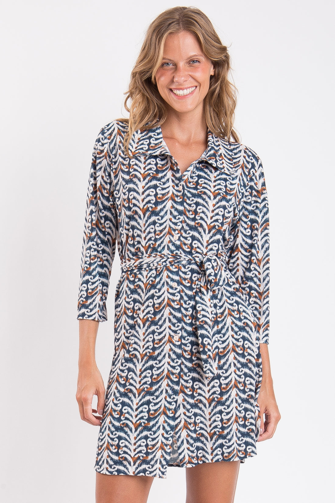 Gallery: Rio De Sol Shirtdress Ikat Chemise